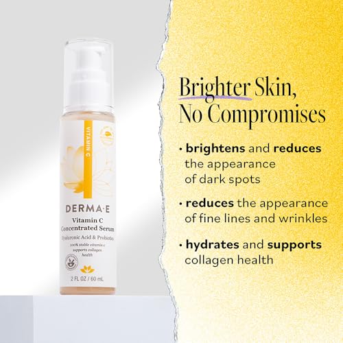 Vitamin C Face Serum with Hyaluronic Acid 2 Fl Oz - Brightening & Hydrating