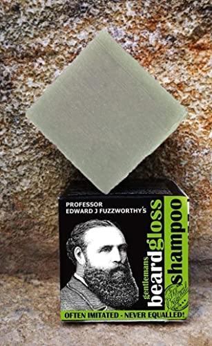 Eco-Friendly Beard Shampoo Bar & Wooden Soap Holder Grooming Kit