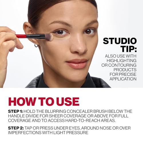 Concealer Brush for Liquid and Cream Makeup - Airbrush Finish