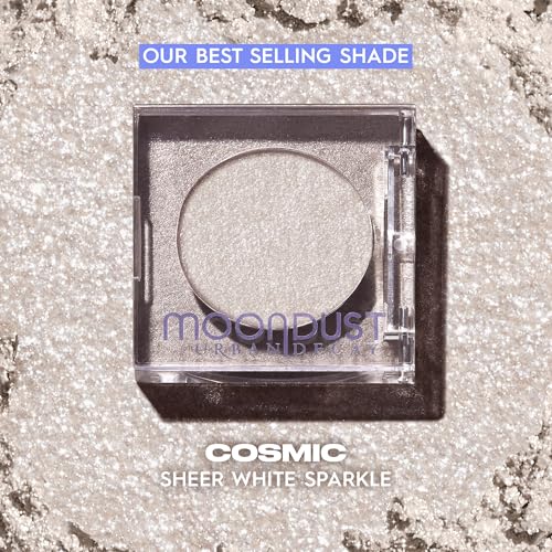Urban Decay Moondust Glitter Eyeshadow Single Cosmic Sheer White Sparkle 0.06oz Set of 2