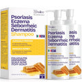 Psoriasis & Eczema Shampoo with Manuka Honey – 6.76 Fl Oz Pack of 2 for Flaking & Itchy Scalp