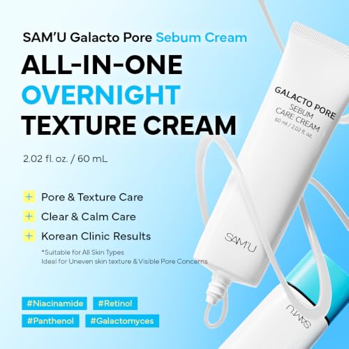 Galacto Pore Cream with Niacinamide & Retinol for Skin Texture Improvement 2.02 fl oz