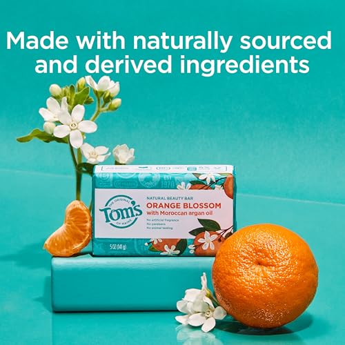 Natural Beauty Bar Soap with Orange Blossom - 6 Pack, 5 oz Bars