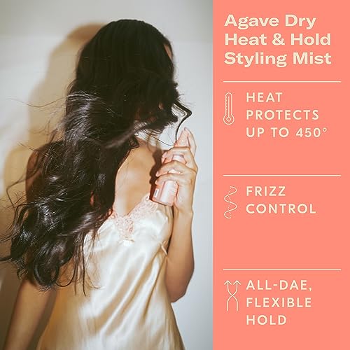 DAE Agave Dry Heat Protection Spray 5 Oz - Frizz Control & Light Hold