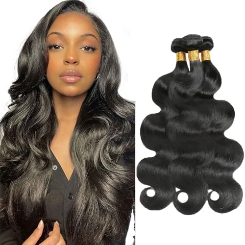 #1B Black Body Wave Human Hair Bundles - 16 Inch, TARPION