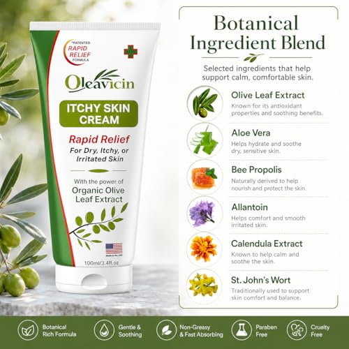 Extra Strength Anti-Itch Cream 2 Pack - Fast Relief for Itchy Skin & Rashes