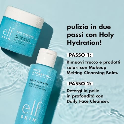 e.l.f. Holy Hydration! Unscented Makeup Melting Cleansing Balm Jumbo Pack of 2