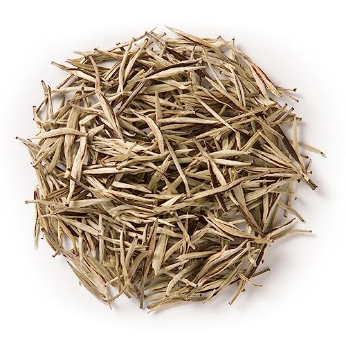 Silver Needles White Tea Bulk - Organic Loose Leaf, 16 Ounce Pack of 1