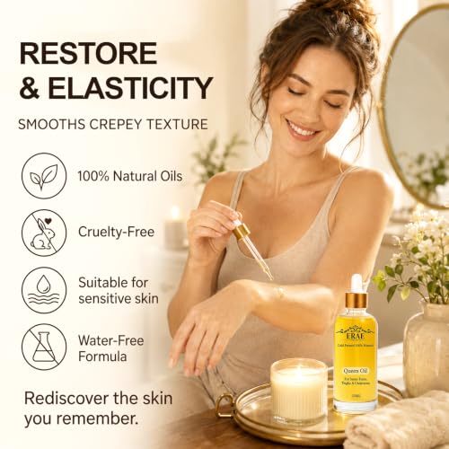 ERAE Queen Body Oil - Botanical Hydrating & Firming Oil for Crepe Skin - Variation 1