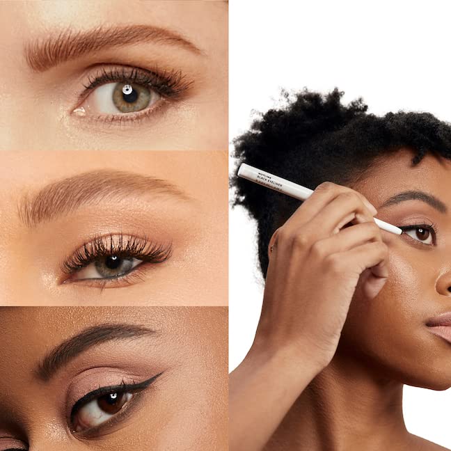 Black Retractable Eyeliner Pencil - Long Lasting 16-Hour Wear, Vegan, Smudge-Proof