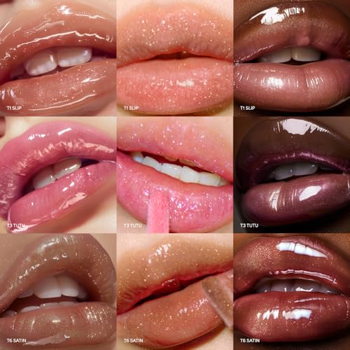ENTROPY MAKEUP Voile Tulle Lip Gloss with 3D Pearl Shine, Non-Sticky Moisturizing, Peptide Complex, Lightweight