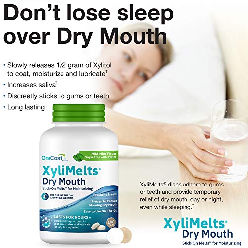 Dry Mouth Relief Bundle - XyliMelts Mint & Cinnamon Chewing Tablets 140 Count