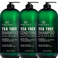 Tea Tree Shampoo & Conditioner Set for Dry Scalp - 16 oz Bundle