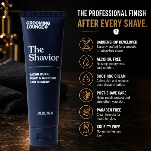 Grooming Lounge The Shavior Post Shave Remedy 3 Oz - Razor Bump & Ingrown Hair Treatment