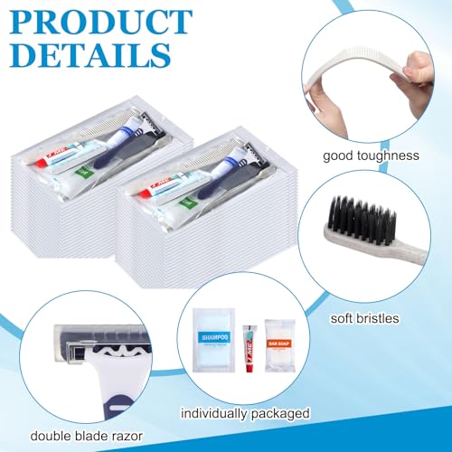 Bulk Hygiene Care Kits for Homeless - 48 Sets Travel & Charity Supplies