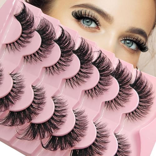 JIMIRE Wispy Lash Clusters Fairy Eyelash Clusters with Spikes 8-20MM LC Curl Cat Eye Cluster Eyelash Extensions with Bottom Lashes Clusters DIY Fox Eye Individual Lashes at Home 116Pcs Pack