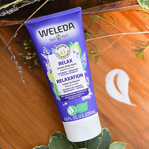 Weleda Aroma Essentials Relax Creamy Body Wash, Parabens Free, 6.8 Fluid Ounce (Pack of 1)