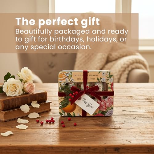 Panier des Sens Hand Cream Gift Set with 3 Scents - Orange Blossom, Jasmine, Geranium