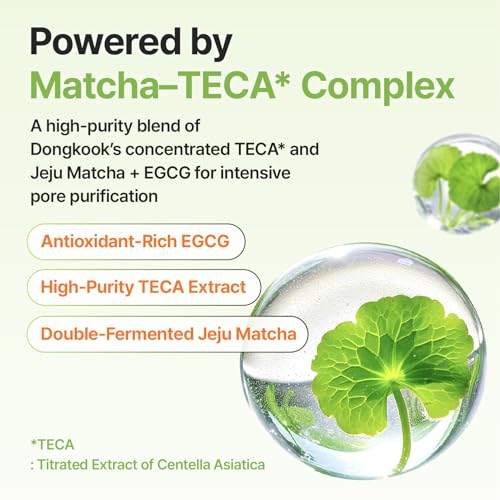 CENTELLIAN 24 Madeca Matcha Cleansing Oil (6.76fl oz) ? Two-Tone TECA & Jeju Matcha Deep Cleanser for Pores, Sebum & Blackheads, Waterproof Makeup Removal, Korean Skincare