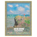 Gold 30x40 Vintage Picture Frame Wall Hanging Gallery Frame - Ornate Poster Frame