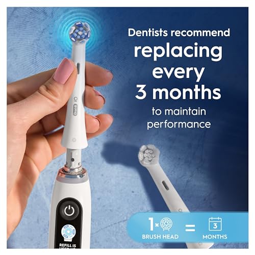 Oral-B Ultimate Clean Replacement Brush Heads Pack of 8 for Oral B iO Electric Toothbrushes - White Variation