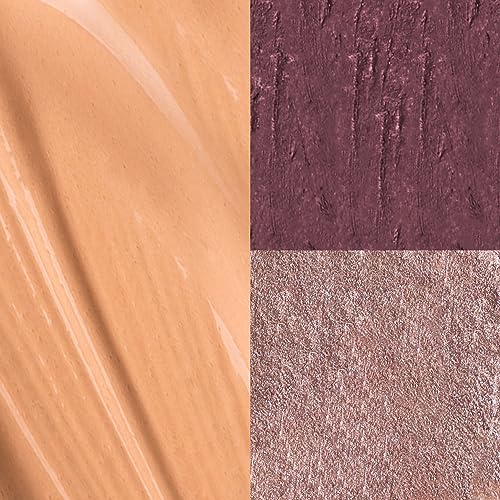 LAURA GELLER NEW YORK Waterproof Eye Spackle Eyeshadow Primer + Swipe-n-Line Dual-Ended Eyeshadow and Eyeliner Stick, Glam (Smoky Purple/Rich Plum)