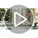 Hurricane Glass Candle Holders Set of 18 with Gold Bases - Elegant Taper Candle Holders