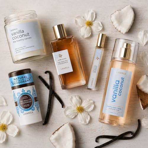Lavanila Vanilla Coconut Perfume Roll-On 0.32 Fl Oz Travel Size - Tropical Fragrance