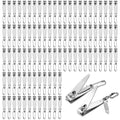 Individually Wrapped Nail Clippers in Bulk Stainless Steel Fingernail Clippers Bulk, Sturdy Thick Toenail Clippers Mini Men Women Nail Tip Cutter Trimmer for Homeless, Travel, Hotel (2 inch 100Count)