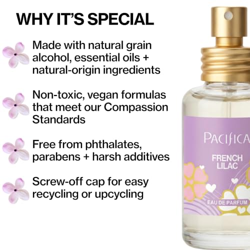 French Lilac Floral Perfume Spray - Long-Lasting Vegan Spring Scent 1 oz - Variation of THIS listing