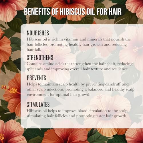 Virgin Organic Hibiscus Seed Oil - Cold Pressed Pure Anti-Aging Hair Growth 4 fl oz