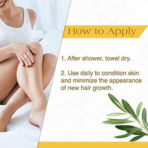 GiGi Post Waxing Treatment, Slow Grow Hair Inhibitor Lotion with Argan Oil, Hair Growth Minimizer for Men and Women, 8 oz, 1 Pack
