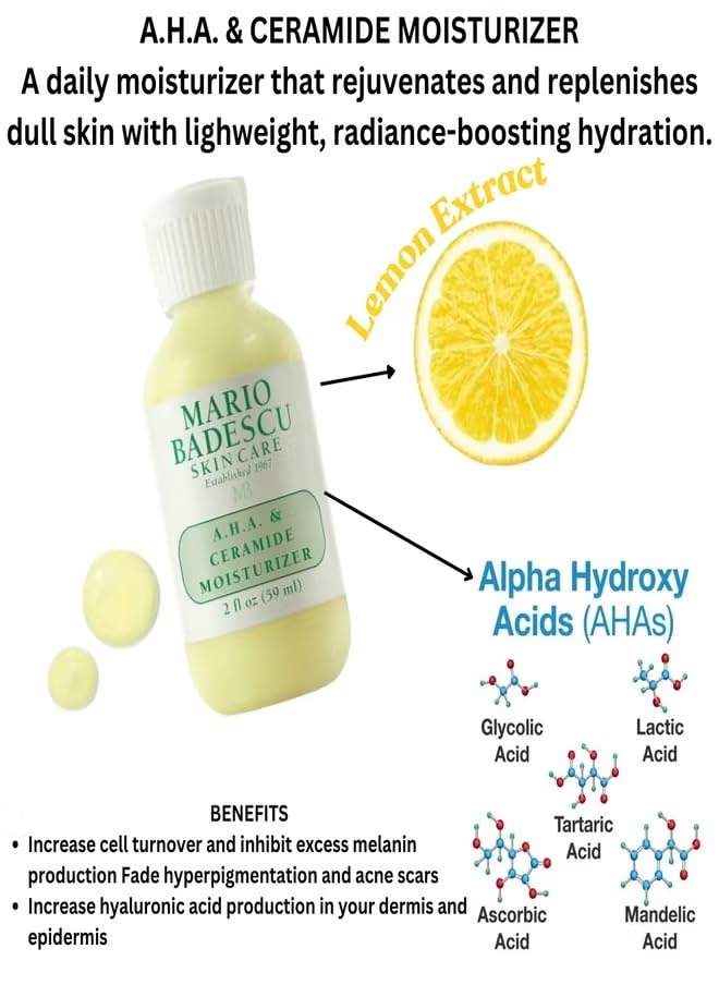 Lightweight Hydrating Face Moisturizer for Oily & Sensitive Skin 2oz