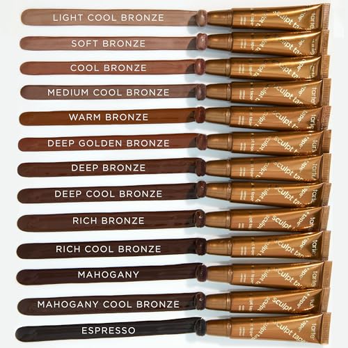 tarte sculpt tape contour ? Lightweight Cream Bronzer with Shea Butter for Blendable, Buildable Contour & Natural Looking Sculpted Glow, Vegan & Cruelty Free