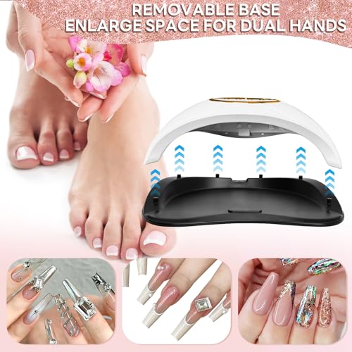 Biutee Nail Stamping Kit with Clear Stamper & Scraper, 10pcs Nail Art Stamping Plates + 8 Colors Stamping Gel Polish, Flower Animal Geometric Nail Art Tools for Beginners