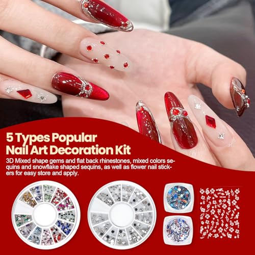 Lavender Violets 73 Pcs Gel Nail Polish Kit with U V Light, 45 Colors with Nail Primer,Builder Base,Matte & Glossy Top Coat Soak Off Manicure Tools Gifts for Women LA06