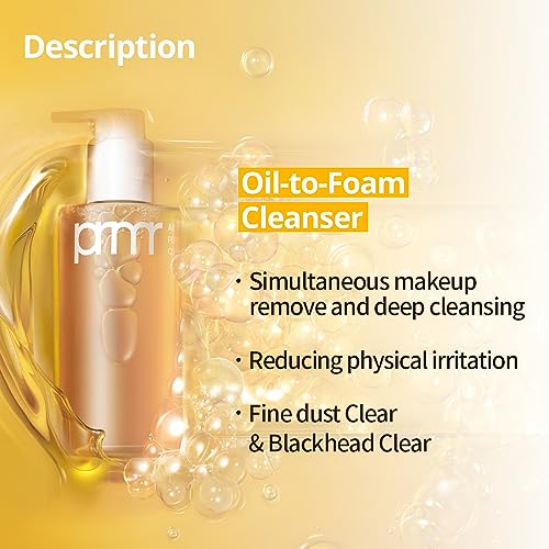 PRIMERA Self Care Kit ? Oil to Foam Cleanser (200ml) & Vitatinol Serum Gel Mask Set (10EA) | Korean Deep Cleansing + Overnight Hydration Care