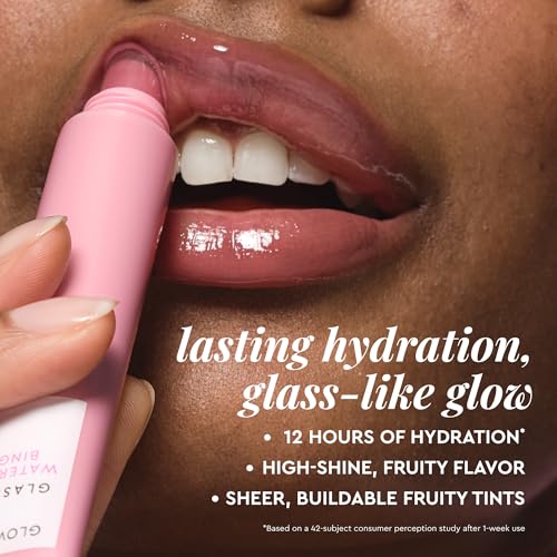 Hydrating Lip Balm with Hyaluronic Acid - Watermelon Bingsoo - 12Hr Moisturizer & Plumper