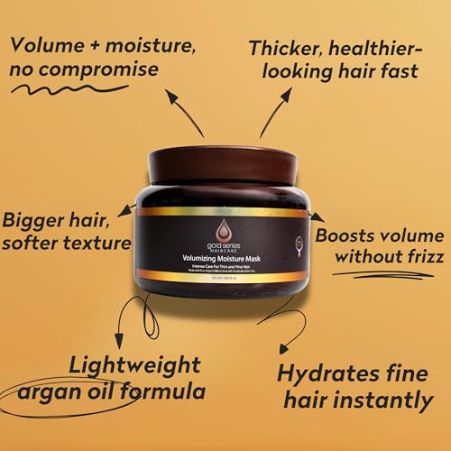 Deep Conditioning Hair Mask with Argan Oil for Dry & Damaged Hair - 18.6 Oz