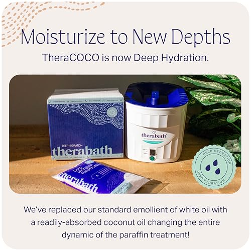 Therabath Deep Hydration Paraffin Wax Bath Refills - Wax Beads - to Relieve Discomfort, Stiff Muscles, Dry Skin - with Coconut Oil, Vitamin E, & Aloe - Made in the USA, 6 lb. Orange Blossom