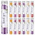 12 Pcs Aromatherapy Bath Salts Test Tube Set - Greenery Spa Gifts for Women
