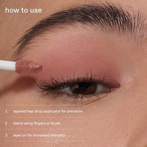 Liquid Eyeshadow Matte - BRB, Velvety Pigment, Longwear, Waterproof, Precise Applicator - r.e.m. Beauty by Ariana Grande