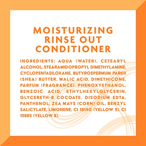 Cantu Moisturizing Rinse Out Conditioner with Shea Butter, 13.5 fl oz (Pack of 2)