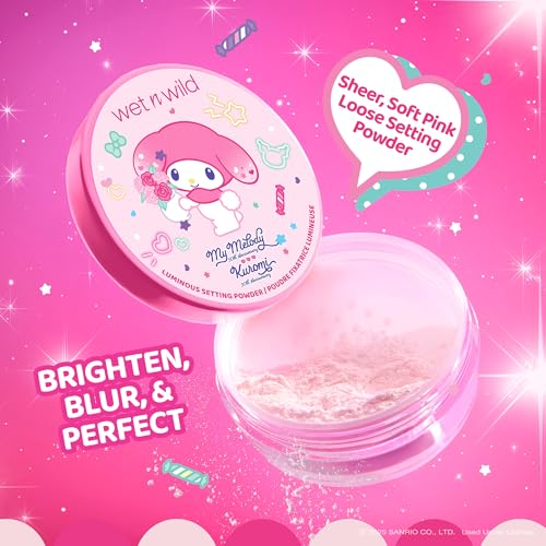 wet n wild My Melody and Kuromi Luminous Loose Setting Powder - Sugar Sparkle