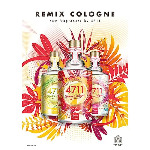 4711 Remix Cologne 2022 Citrus Fragrance Spray for Men and Women - 3.4 oz