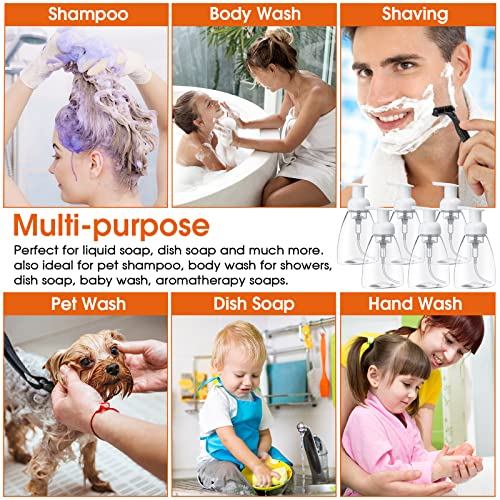 24 Pack 10 oz Foaming Soap Dispenser Bottles - Empty Plastic Pump Containers