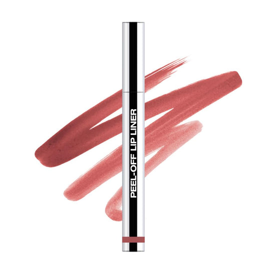 Lip Stain - Peel Off Lip Stain, Lip liner Stain Long Lasting Waterproof with Tweezer, Natural Lip stain Peel Off, Easy to Use, Transfer-proof, Smudge-proof, Stay All Day, Mauve