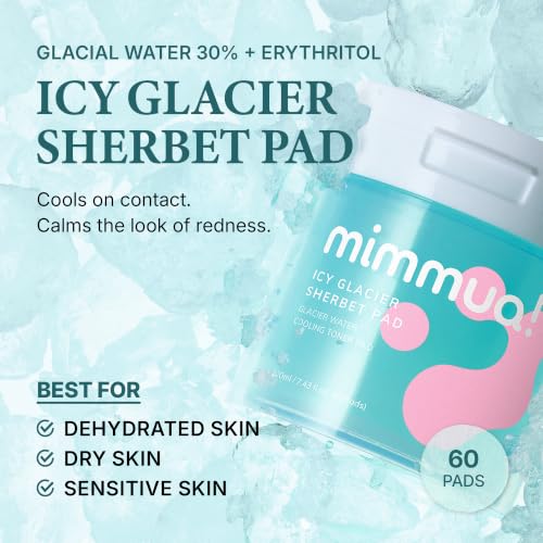 Cooling Toner Pads with Glacial Water & Caffeine – De-Puff & Refresh