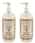 Crabtree & Evelyn Almond & Honey Hand Wash Pack of 2 - Nourishing Moisturizing Soap