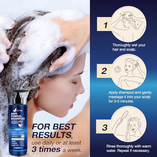 Uttse Anti-Fungal Shampoo for Scalp Psoriasis & Dandruff Relief - 300 mL